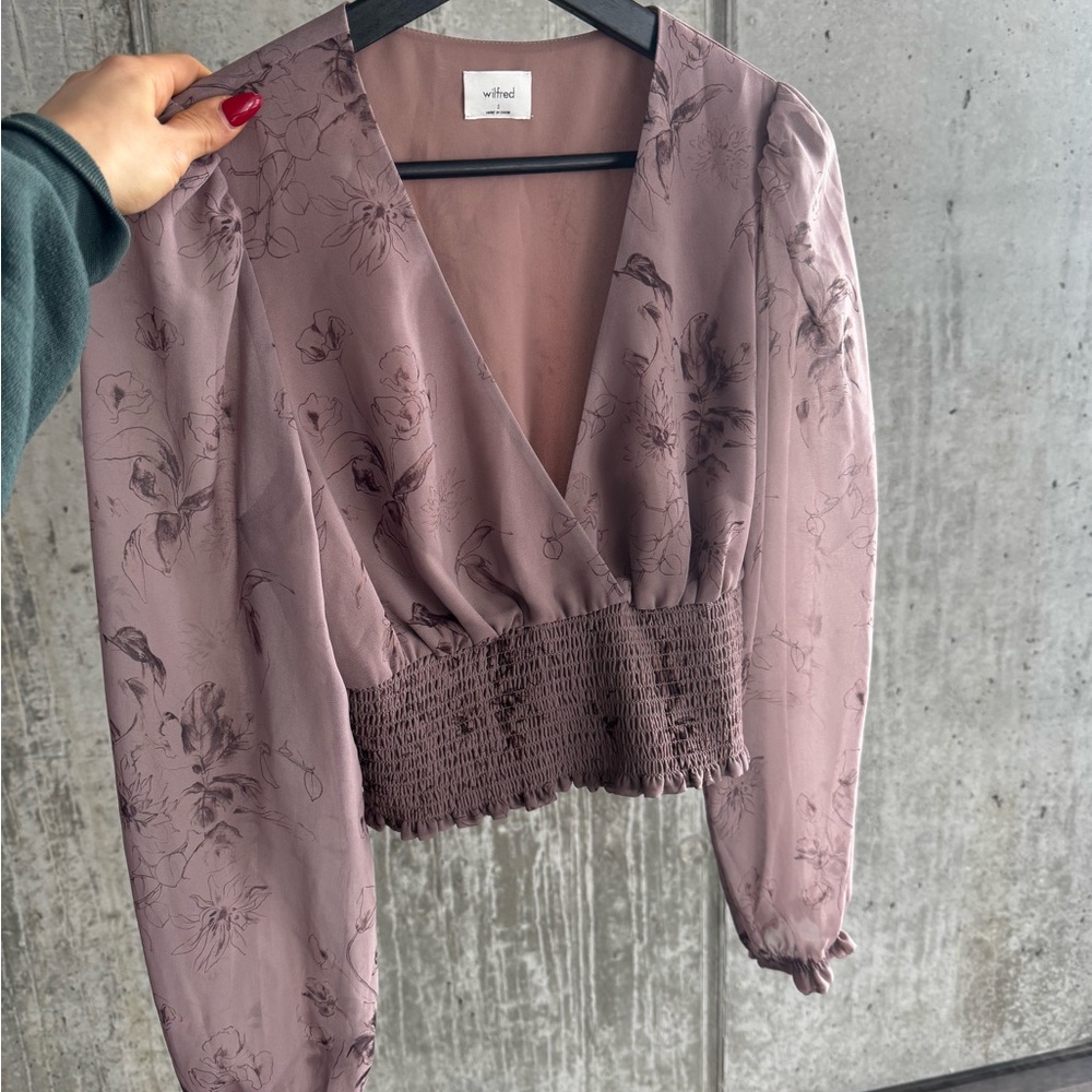 Wilfred Mauve Floral Women's Top